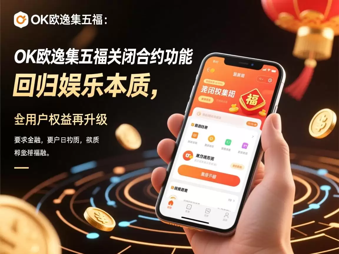 OK欧逸集五福关闭合约功能,回归娱乐本质,用户权益再升级 OK欧逸集五福关闭合约功能,回归娱乐本质,用户权益再升级