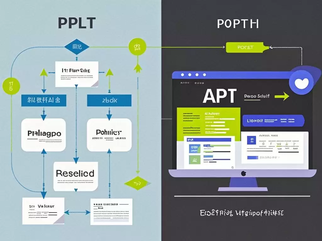 AI生成PPT的行业应用示意