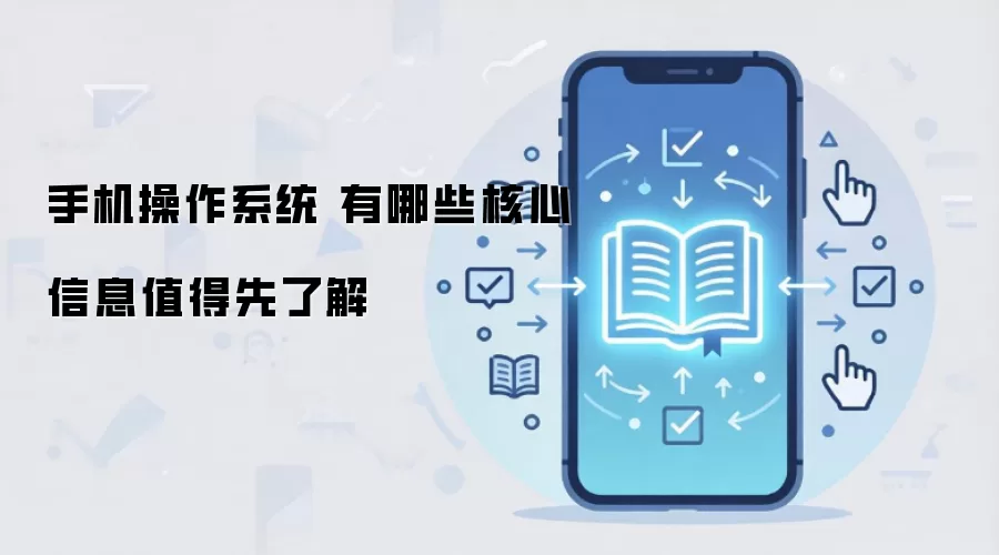 手机操作系统 有哪些核心信息值得先了解