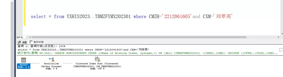 SQlserver索引创建和使用方式
