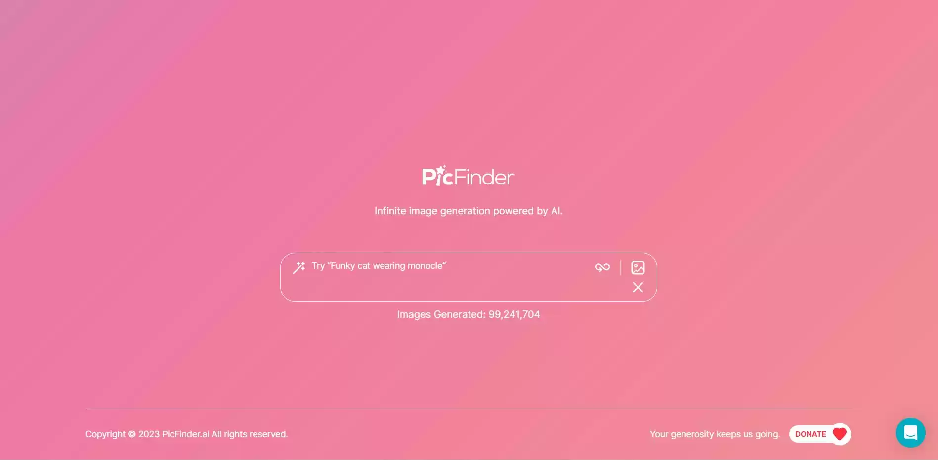 PicFinder.AI官网-PicFinder.ai是一个让您通过 AI 生成的图像的在线工具网站
