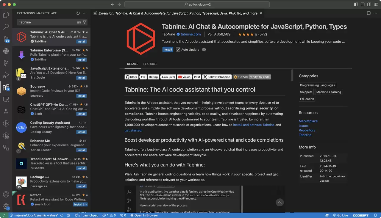 8 个好用的 VSCode AI 代码提示插件推荐