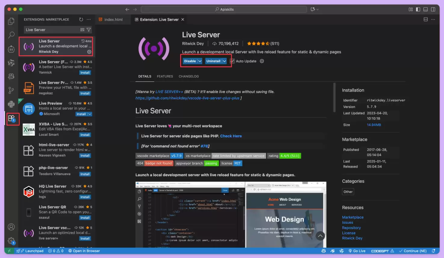 如何在 VSCode 中运行 HTML(.html) 代码文件？两种方法介绍