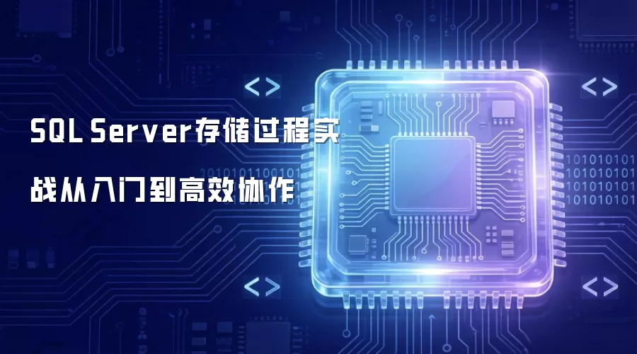 SQL Server存储过程实战从入门到高效协作