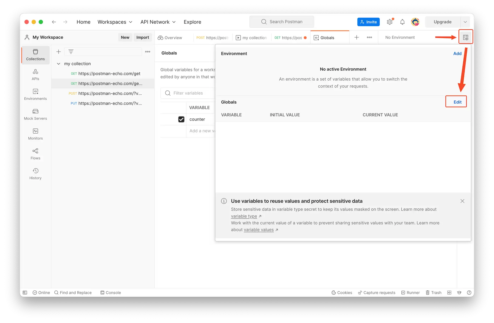 Postman Runner 如何实现参数自增