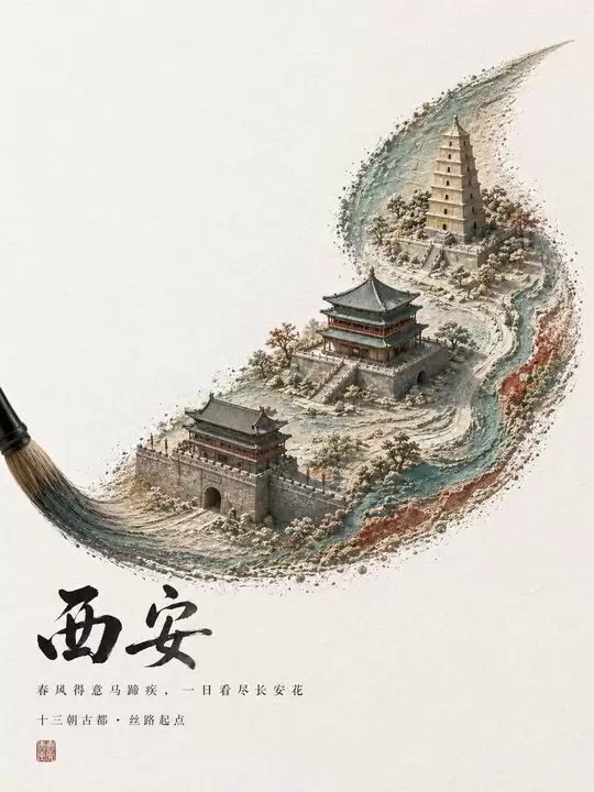 15 个 GPT Image 2 提示词案例：城市海报、美食地图、国风插画都能用