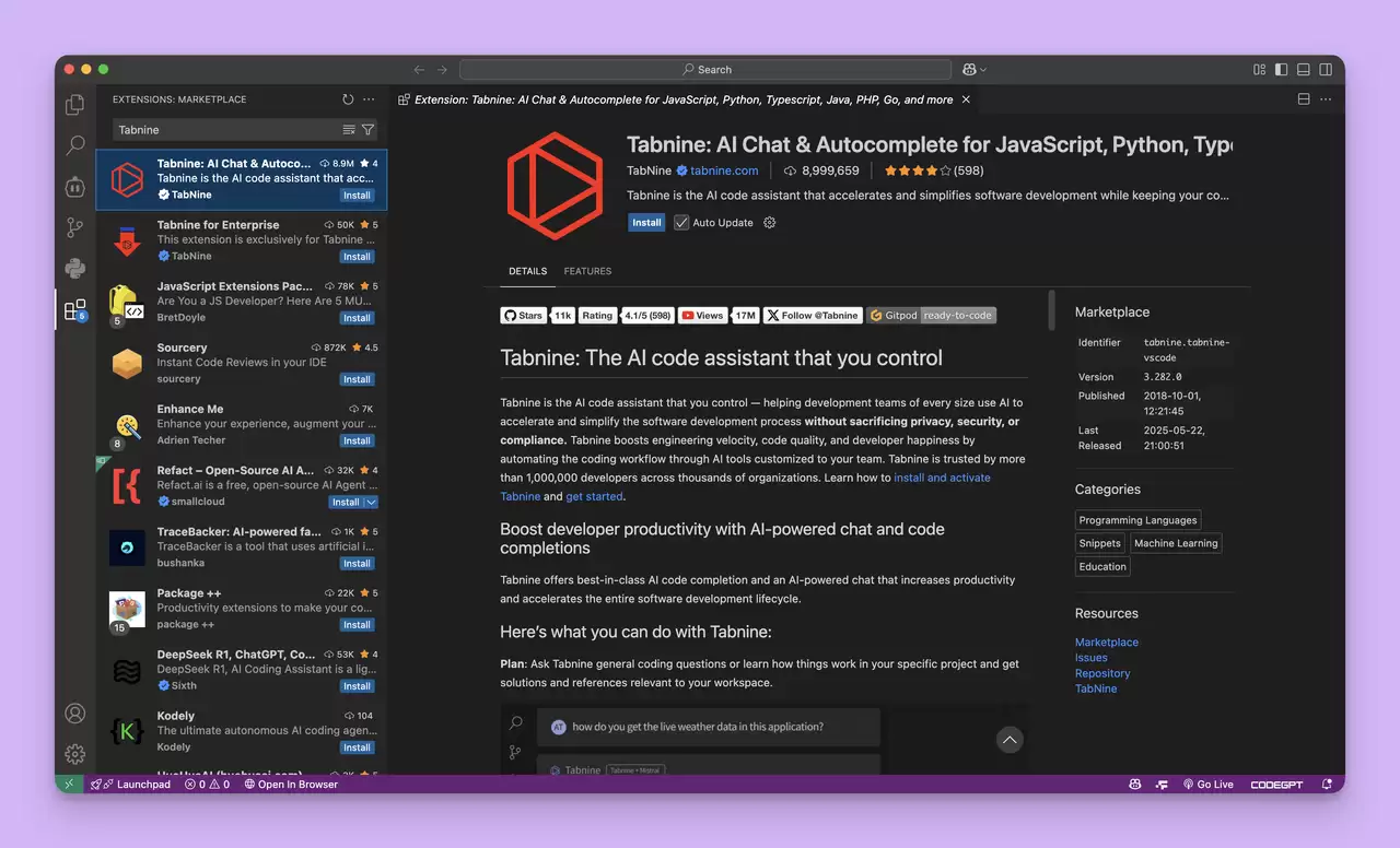 8 个易上手的 VSCode AI 编程扩展（AI 助手）推荐
