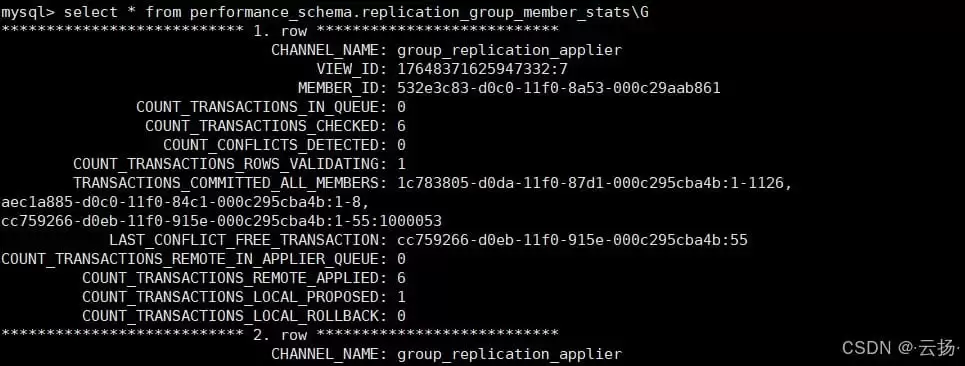 MySQLInnoDBCluster常见管理命令