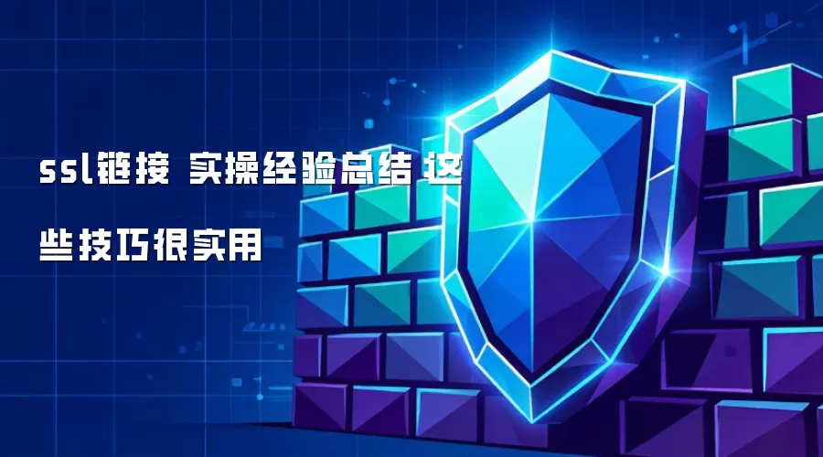 ssl链接 实操经验总结：这些技巧很实用