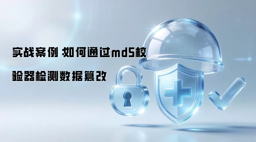 实战案例:如何通过md5校验器检测数据篡改