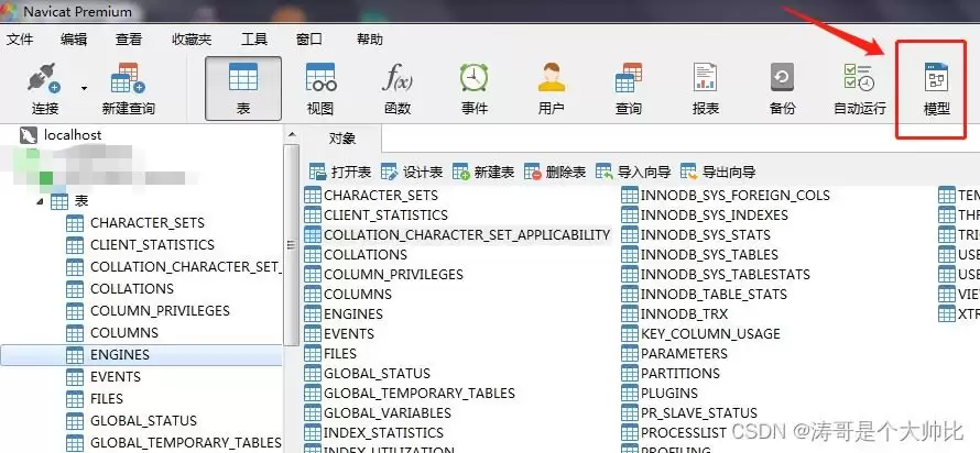 用Na vicat生成ER关系图并导出全过程