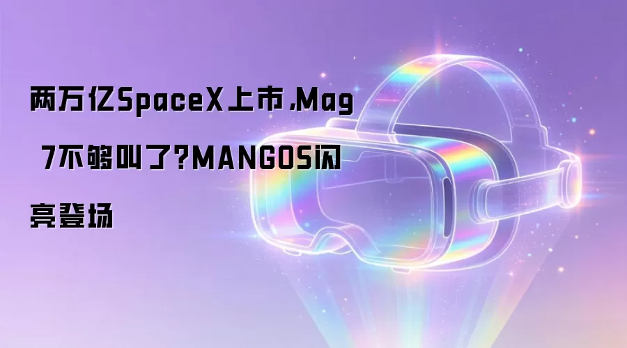 两万亿SpaceX上市，Mag 7不够叫了？MANGOS闪亮登场