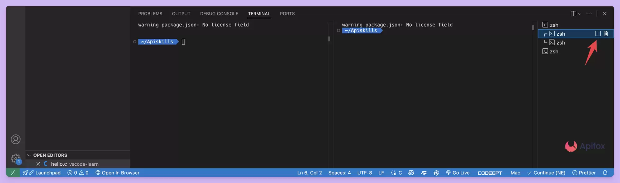 VSCode 中如何打开终端控制台？4种方法图文讲解