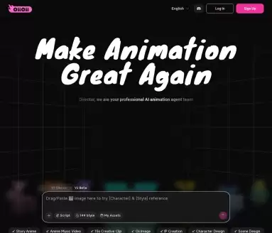 OiiOii.ai-首个专注于动画创作的多智能体协作系统