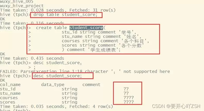 解决hive建表出现中文乱码的问题