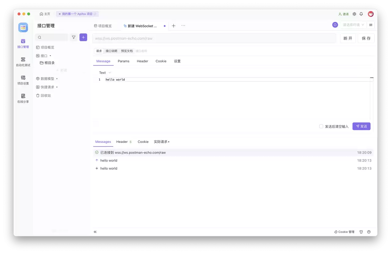 Apifox 界面截图