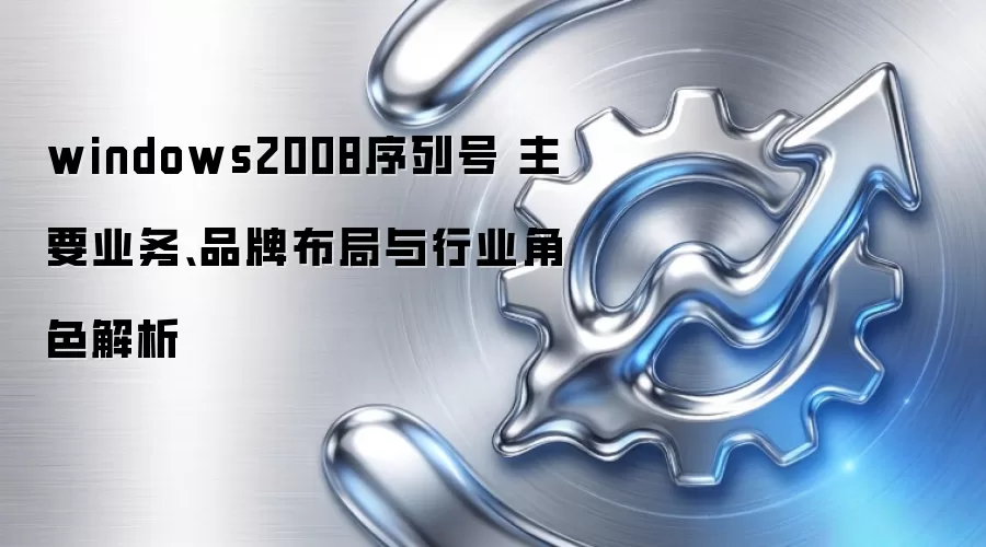 windows2008序列号 主要业务、品牌布局与行业角色解析