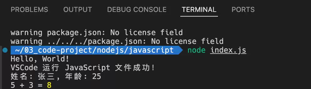 如何在 VSCode 中运行 Ja vascript（JS） 文件？