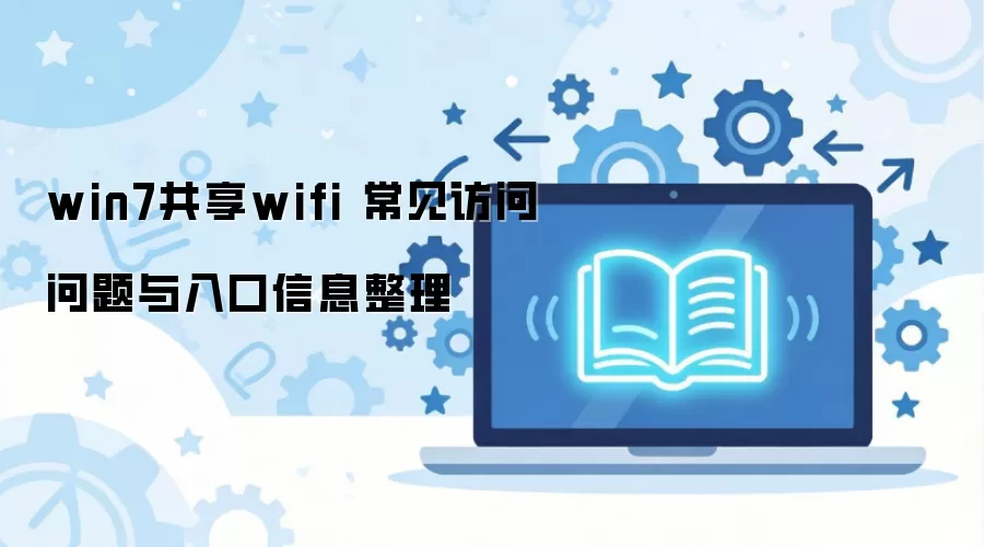 win7共享wifi 常见访问问题与入口信息整理