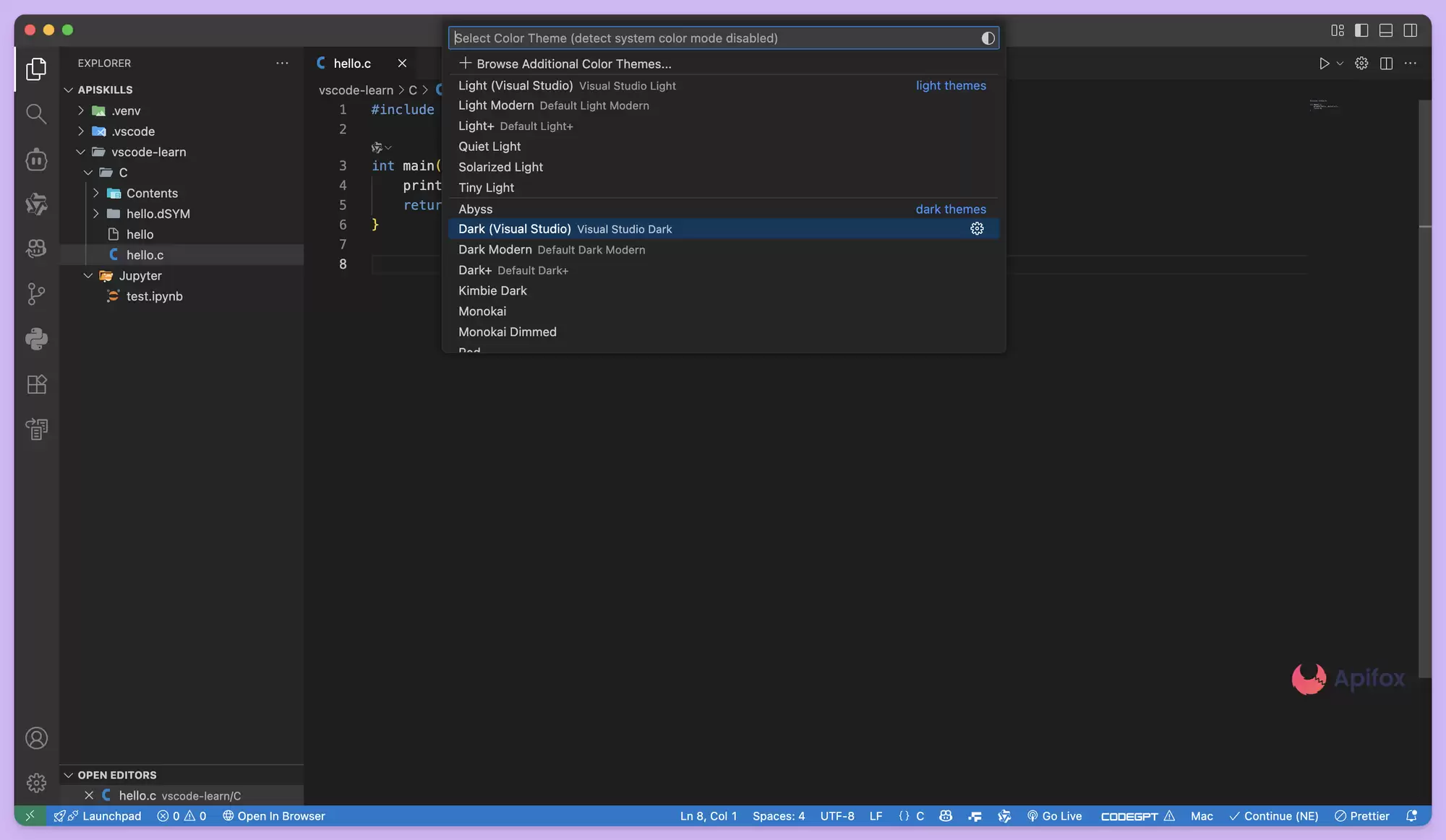 2026 年 VSCode 中好看的主题推荐