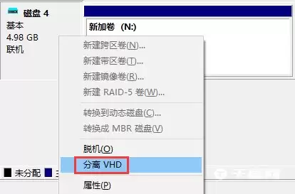 分离VHD