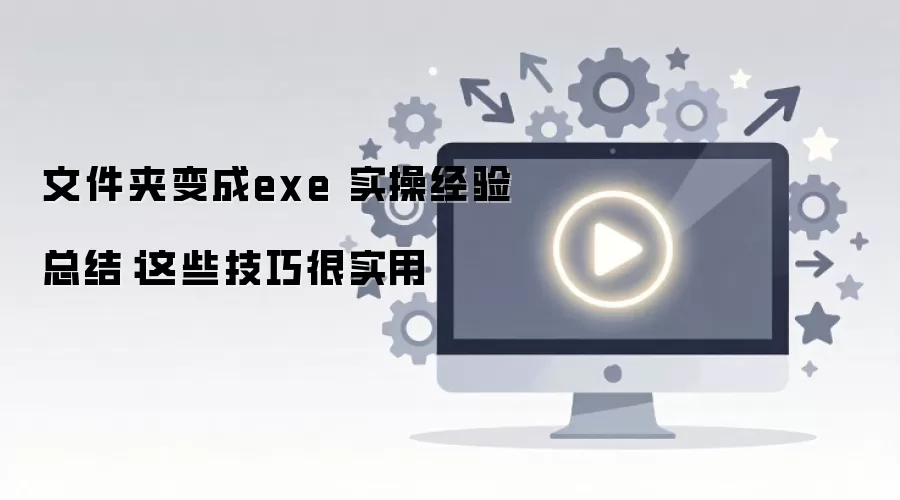 文件夹变成exe 实操经验总结：这些技巧很实用