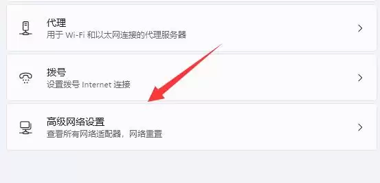 高级网络设置