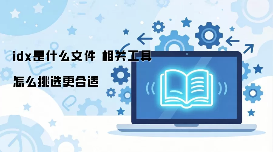 idx是什么文件 相关工具怎么挑选更合适