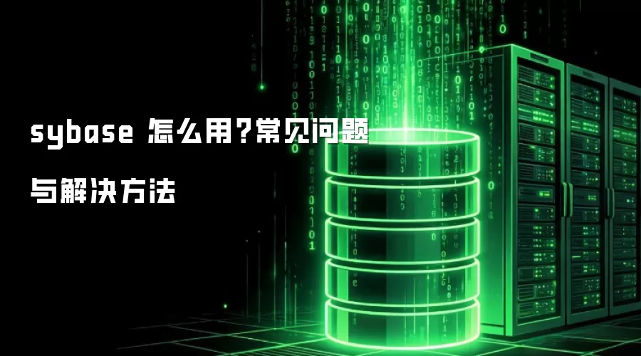 sybase 怎么用?常见问题与解决方法