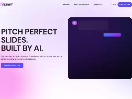 Powerpresent AI-AI创建精美的演示稿