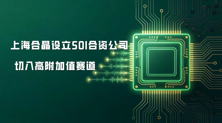 上海合晶设立SOI合资公司 切入高附加值赛道