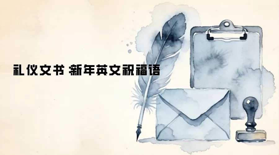 礼仪文书:新年英文祝福语