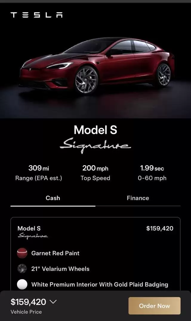 特斯拉禁止一年内转售Model S/X签名版，违者罚款5万美元