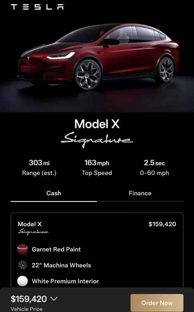 特斯拉禁止一年内转售Model S/X签名版，违者罚款5万美元