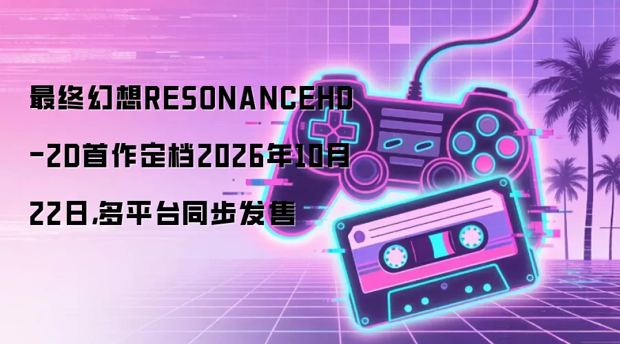 最终幻想RESONANCEHD-2D首作定档2026年10月22日，多平台同步发售