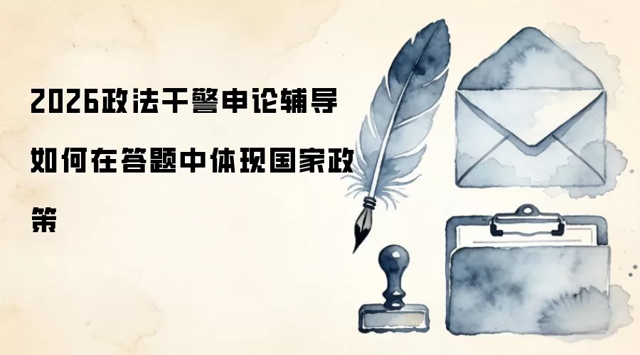 2026政法干警申论辅导 如何在答题中体现国家政策