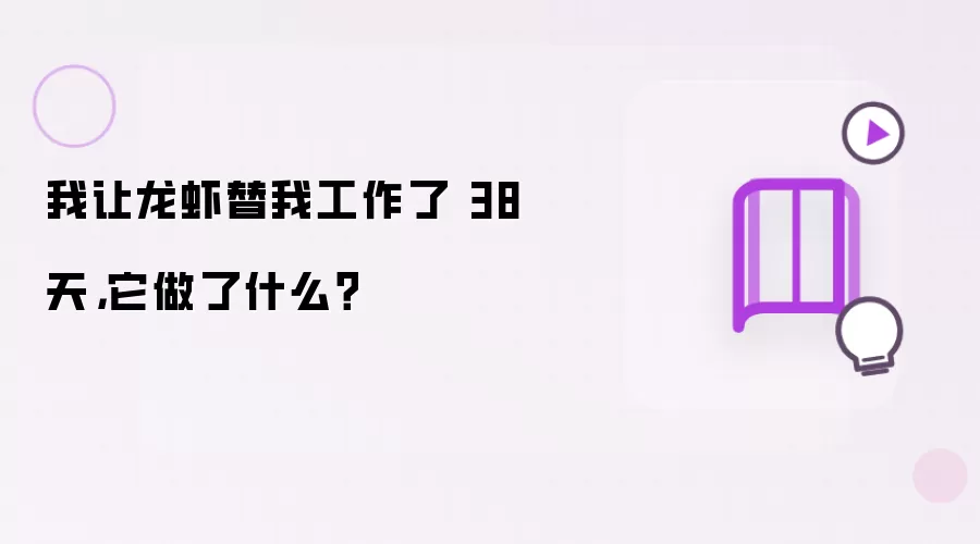 我让龙虾替我工作了 38 天,它做了什么?