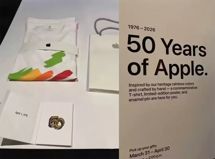 苹果50周年:向员工发放专属纪念礼盒,普通用户只有“酸”的份 苹果50周年:向员工发放专属纪念礼盒,普通用户只有“酸”的份