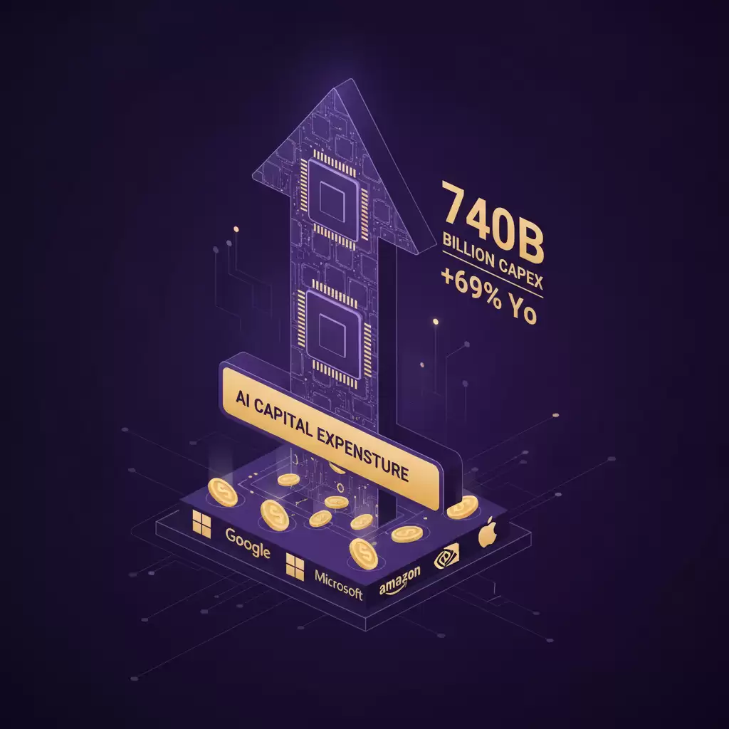 Big Tech AI capital expenditure 740 billion