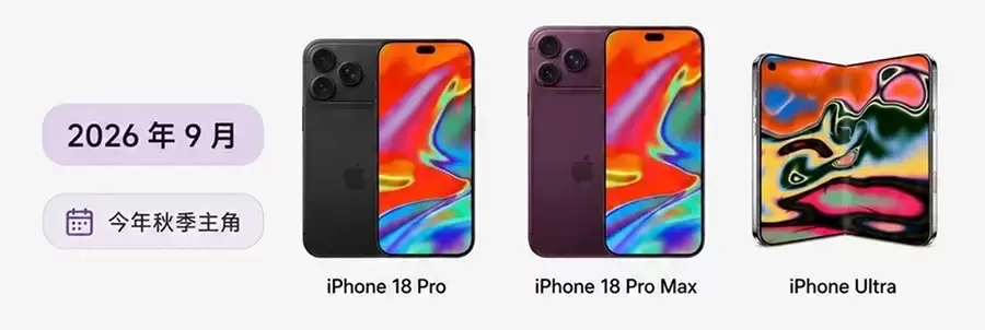 苹果首款折叠屏iPhone Ultra,首发配色或只有白色 苹果首款折叠屏iPhone Ultra,首发配色或只有白色