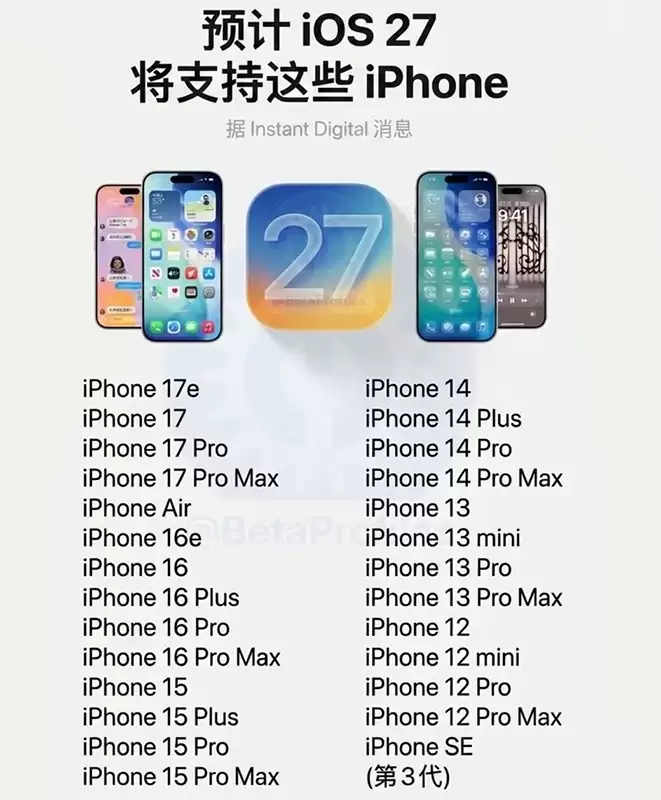 WWDC 26将至：iOS 27淘汰iPhone 11系列，Intel Mac 苹果官宣谢幕