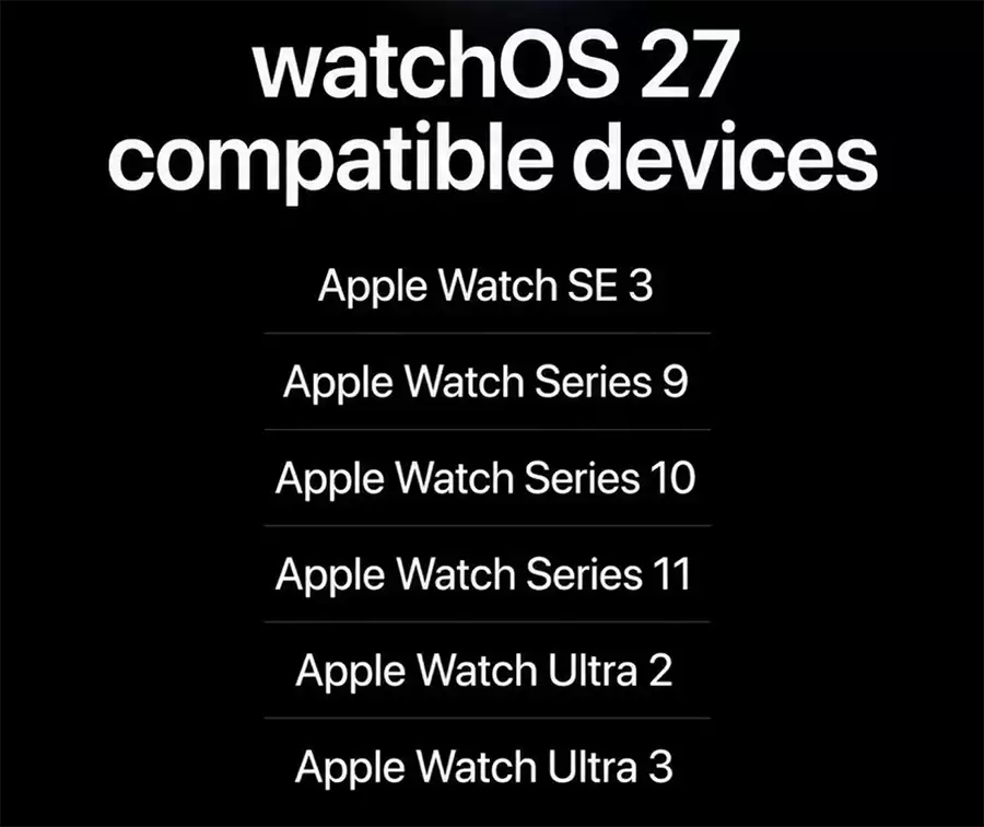 苹果iOS 27系列系统支持机型全汇总，16款老设备惨遭淘汰