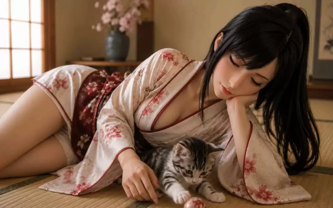 蒂法睡美人等身人偶图赏：身材太顶 姿势任意摆