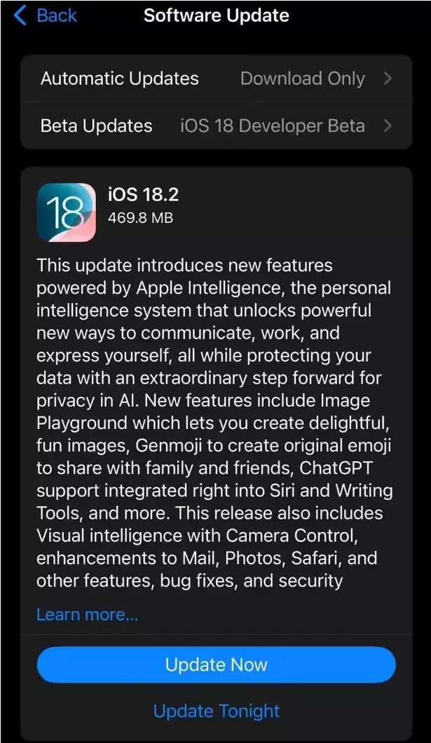 iOS 18.2RC2版升级_iOS 18.2RC2版一键刷机教程 iOS 18.2RC2版升级_iOS 18.2RC2版一键刷机教程