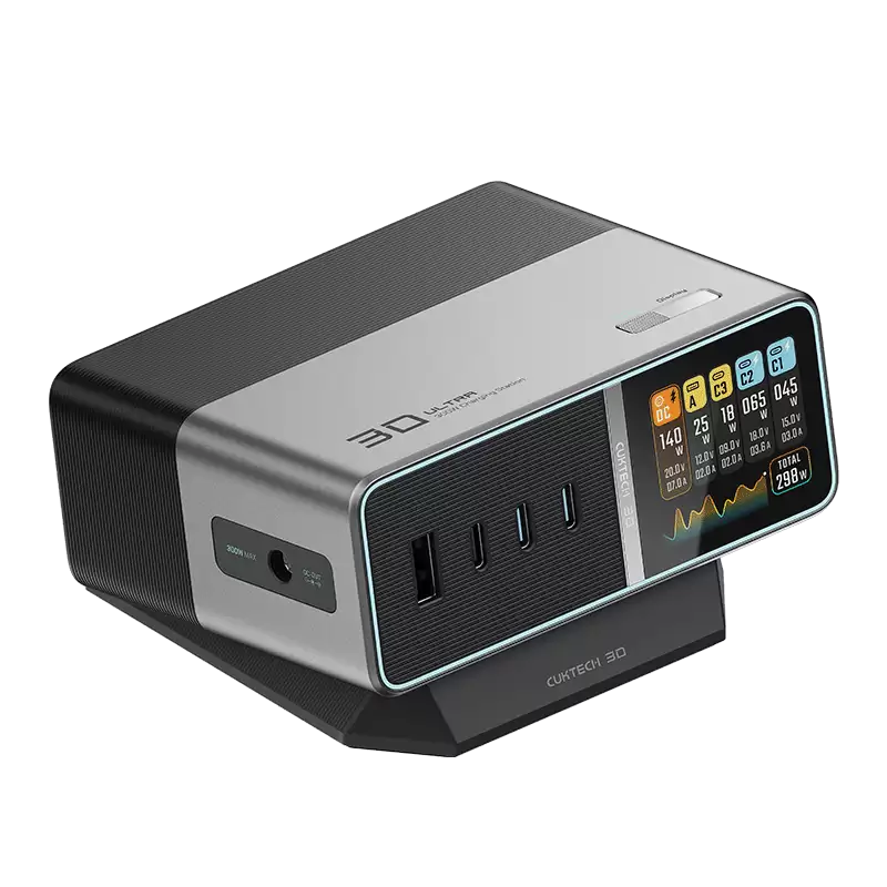 649 → 449 元：酷态科 30 号电能站 Ultra 新低，至高 300W + 1.83 英寸 IPS 屏