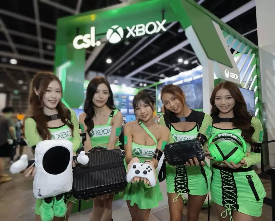 中国香港Xbox全是美女模特站台 欧美玩家好羡慕啊