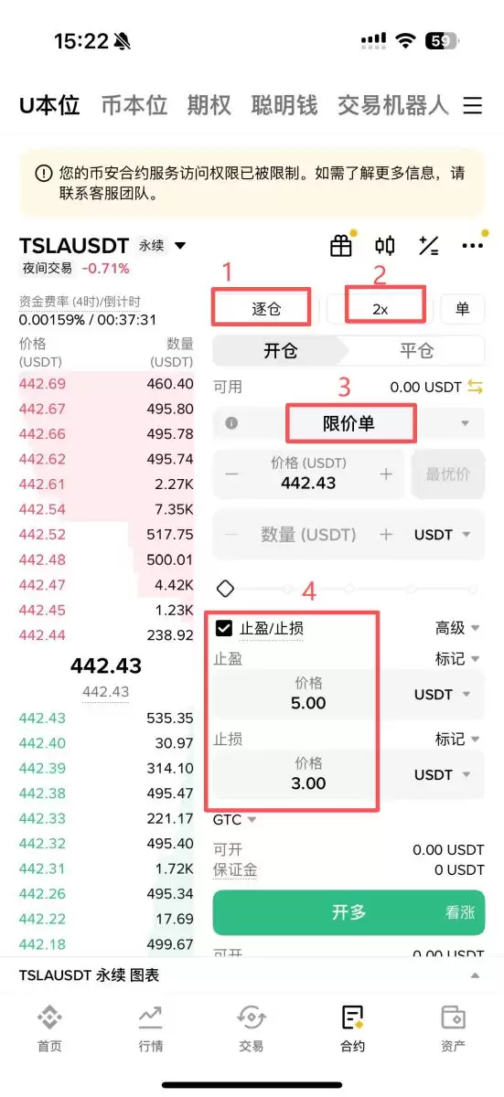 币安上线特斯拉(TSLA)永续合约