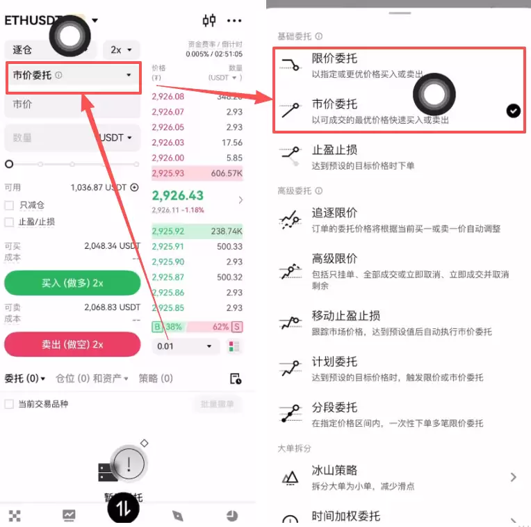 加密货币怎么玩？购买钱SDT参与现货、合约和理财三种玩法操作教程