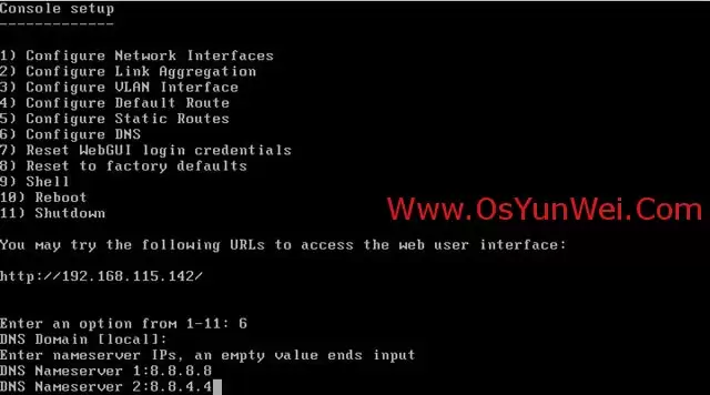 FreeBSD FreeNAS安装图解教程