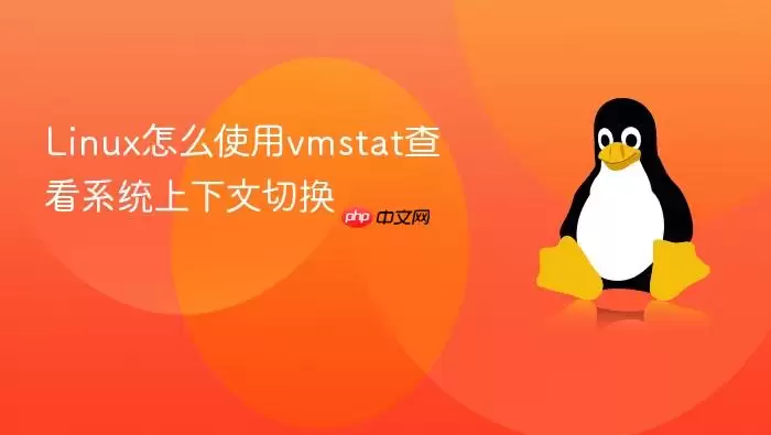 Linux怎么使用vmstat查看系统上下文切换